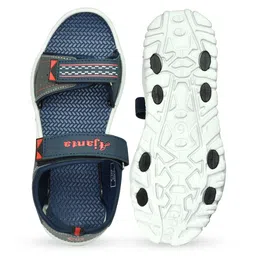 Ajanta Men Textured Sports Sandals With Velcro Closure image 5