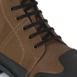 Royal Enfield Men's Huntsman Tan Derby Boots image 4