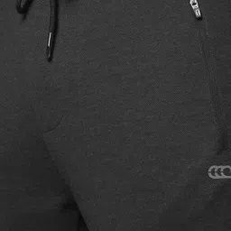 Ajile by Pantaloons Charcoal Melange Slim Fit Trackpants image 4