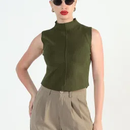 showoffff Showoff Green Regular Fit Top image 1