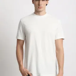 The Bear House White Cotton Relaxed Fit T-Shirt-image-26