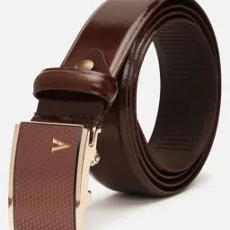 Van Heusen Brown Leather Formal Belt-image-74
