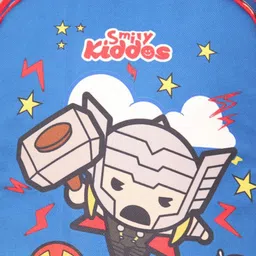 Smily Kiddos Kids Blue & Red Marvel Avengers Thor Printed Backpack image 3