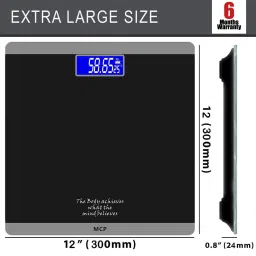 MCP Achiever BLGR01 Digital Weighing Machine (Black) image 2