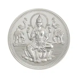 Bangalore Refinery Goddess Lakshmi 999 100gm Silver Coin-picture-36