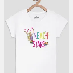 Barbie Printed Tshirt For Kids Girls-image-53
