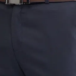 Raymond Blue Slim Fit Trousers image 5