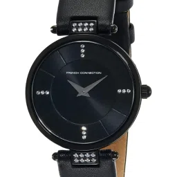 French Connection Black Dial Analog Watch for Women's -FCS1015B image 1