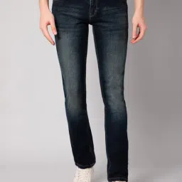 Cantabil Blue Cotton Regular Fit Jeans-image-77