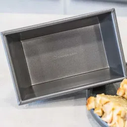 MasterClass Grey Carbon Steel Non-Stick Box Sided Loaf Pan-image-54