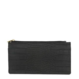 Baggit Black Textured Bi-Fold Wallet for Women image 3