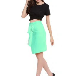 PATRORNA Teal Above Knee Skirt image 4