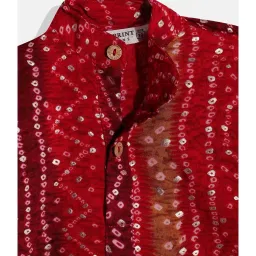 READIPRINT FASHIONS Kids Multicolor Printed Full Sleeves Kurta with Pyjamas image 4