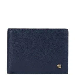 PERQUISITE Navy Casual Leather Bi-Fold Wallet for men image 1