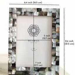 BEHOMA Black Wood Table Photo Frame image 5