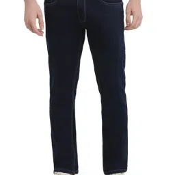 Parx Dark Blue Cotton Slim Fit Jeans-picture-29