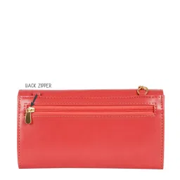 Baggit Red Solid Wallet for Women image 3