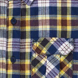 Ed-a-Mamma Kids Multicolor Cotton Chequered Full Sleeves Shirt image 4