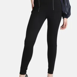 Kazo Black Low Rise Jeggings image 1