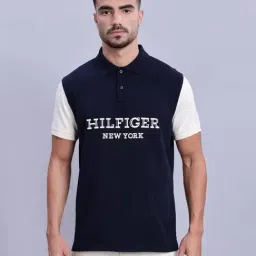 Tommy Hilfiger Polo Collar Cotton Regular Fit Print Polo T-Shirt-picture-12