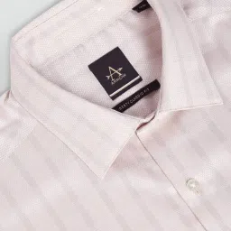 Arrow Beige Cotton Regular Fit Checks Shirt image 4