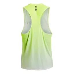 Under Armour Green Slim Fit Self Pattern Tank Tee image 4