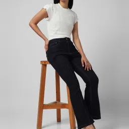 Van Heusen Black Cotton Mid Rise Jeans image 4