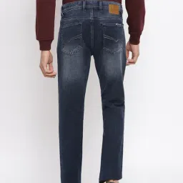 Cantabil Blue Regular Fit Lightly Washed Jeans image 2