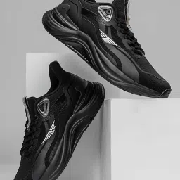 Red Tape Men's Drift + Black Running Shoes image 1