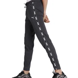 Puma Dark Grey Cotton Regular Fit Trackpants image 3