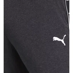 Puma Dark Grey Cotton Regular Fit Trackpants image 5