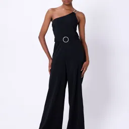 Cover Story Black Maxi Jumpsuit image 1