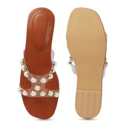 DIVASTRI Women Open Toe Flats image 3