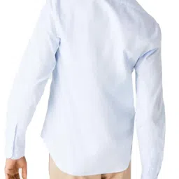 Lacoste Blue Cotton Slim Fit Shirts image 2