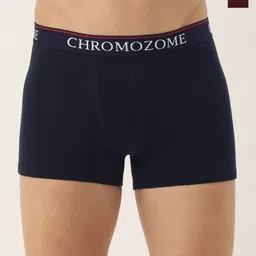 Chromozome Men Pack of 2 Mid-Rise Solid Trunks 8902733650564-image-95
