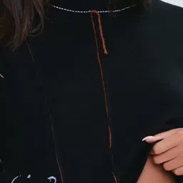 Forever 21 Black Round Neck Sweater image 5