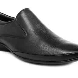 One8 Select By Virat Kohli Achiever Obsidian Black Formal Slip-Ons image 4