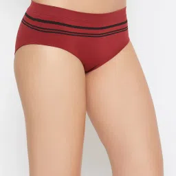 C9 Airwear Black & Red Striped Bikini Panty (Pack of 2) image 3