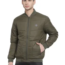 Pepe Jeans Green Regular Fit Quilted Jacket image 1