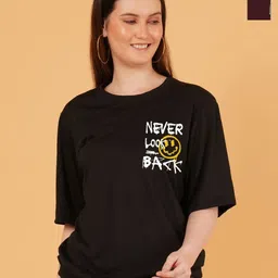 kintu parantu Women Pack of 2 Tweety Graphic Printed Round Neck Relaxed Fit T-shirts-image-26