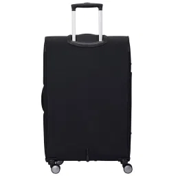 Carriall Eternal Black 4 Wheels Large Soft Cabin Trolley - 46 cm image 4