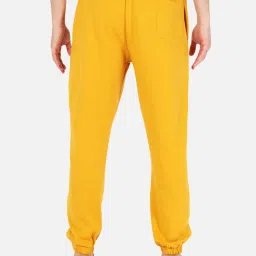 GRIFFEL Mustard Regular Fit Joggers image 2