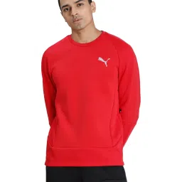 Puma Red Cotton Regular Fit Sweatshirt image 1