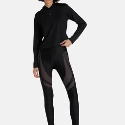 Puma Black Regular Fit Hoodie image 5