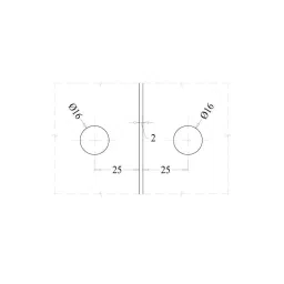 OZONE Glass to Glass Connector 180° Polished Stainless Steel Finish, OGC-5E STD PSS image 3