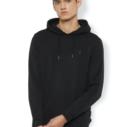 Van Heusen Sport Black Regular Fit Hooded SweatShirt image 1
