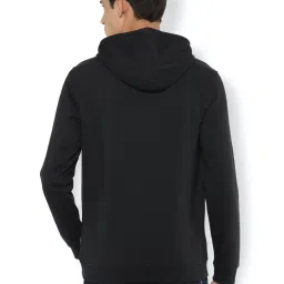 Van Heusen Sport Black Regular Fit Hooded SweatShirt image 2