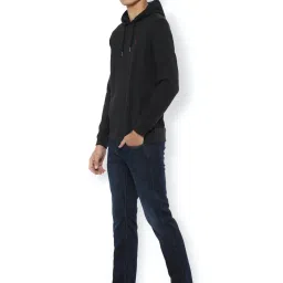 Van Heusen Sport Black Regular Fit Hooded SweatShirt image 5