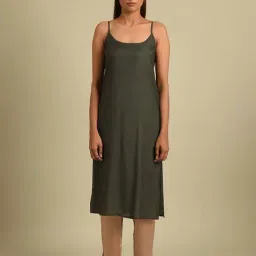 Jaypore Charcoal Black Heavy Muslin Regular Fit Slip-picture-47