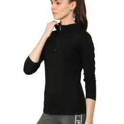 Appulse Black Cotton Slim Fit T-Shirt image 3